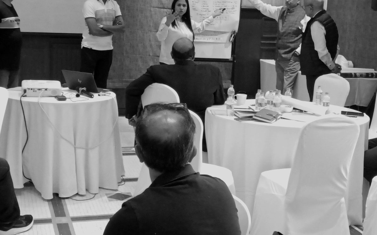Nayan Rawal and Shanker Viswanath running the workshop